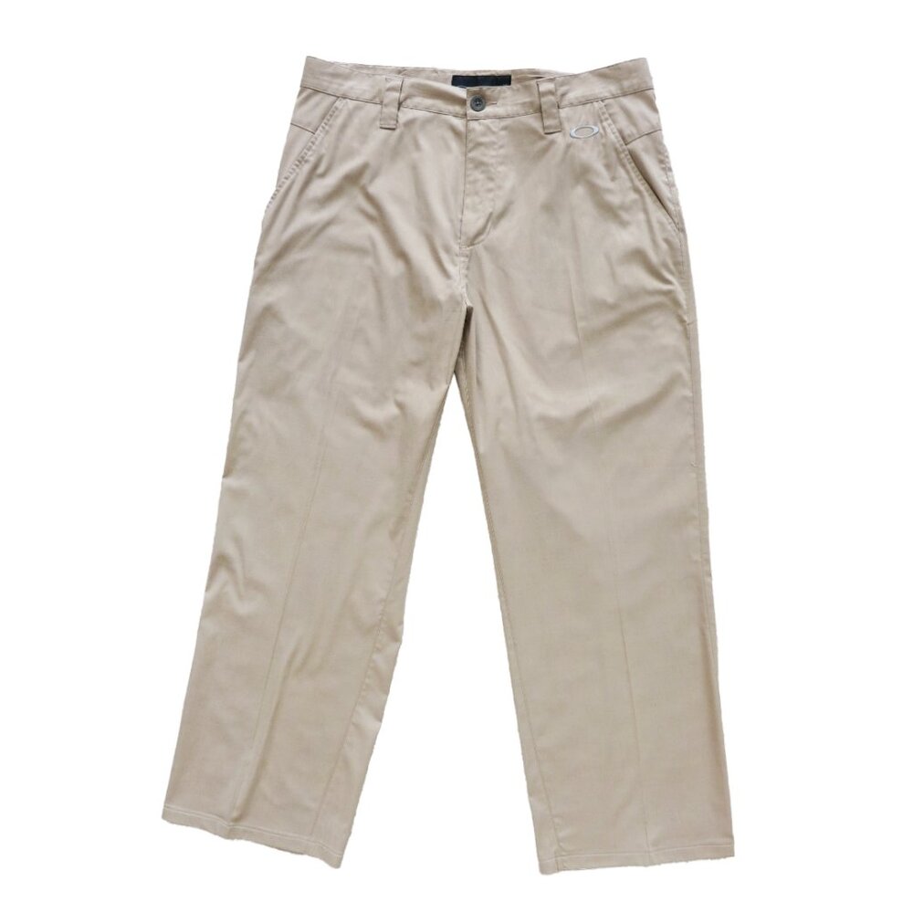 OAKLEY GOLF Beige Khaki Straight Leg Stretch Chino Pants 34